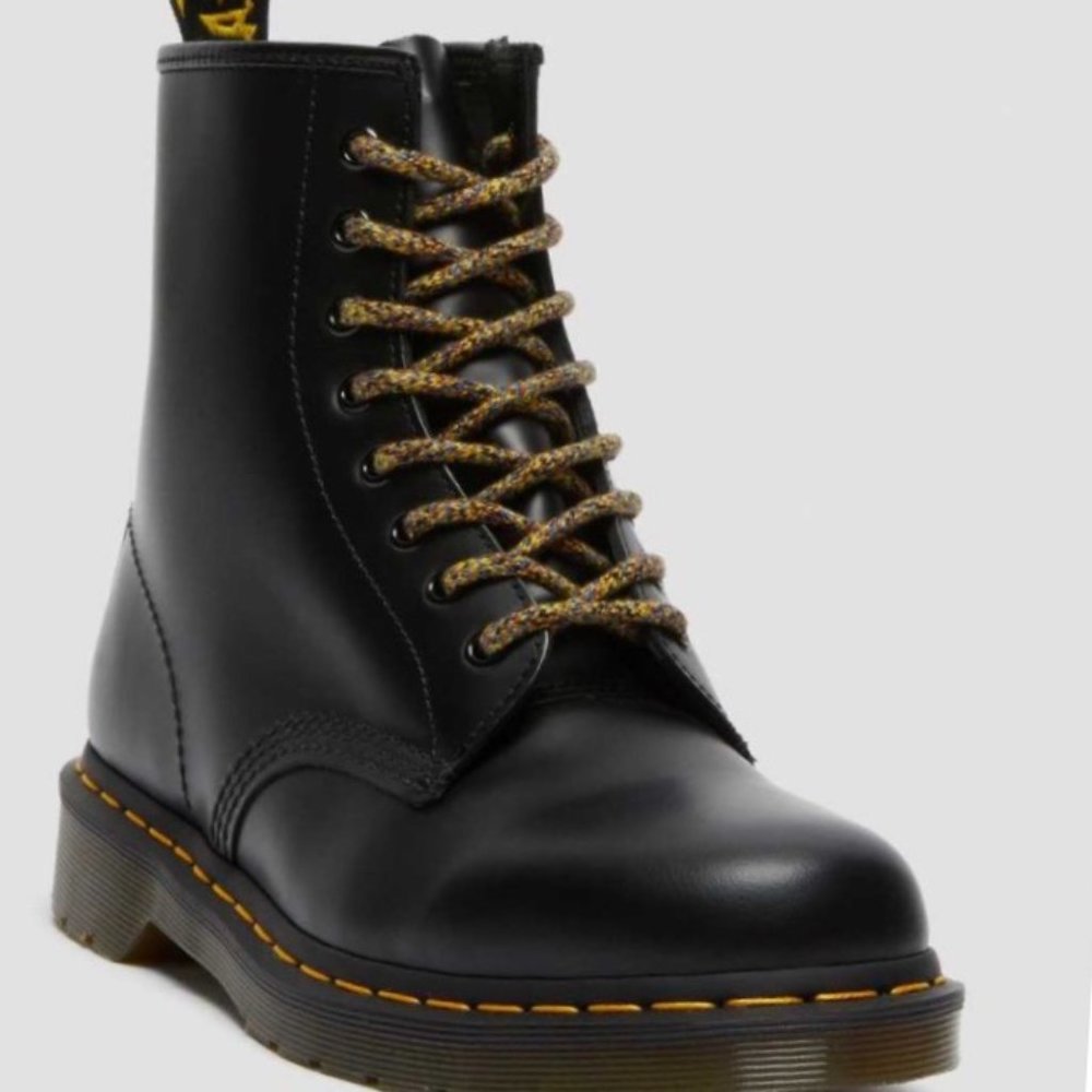 Dr Martens Yellow Blue Red Black Marl Boot Laces 8-10 Eyelets 140cm